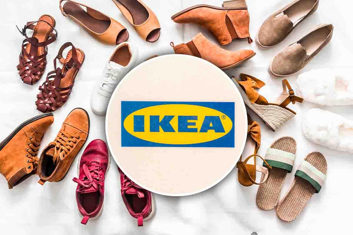 scarpe e logo IKEA